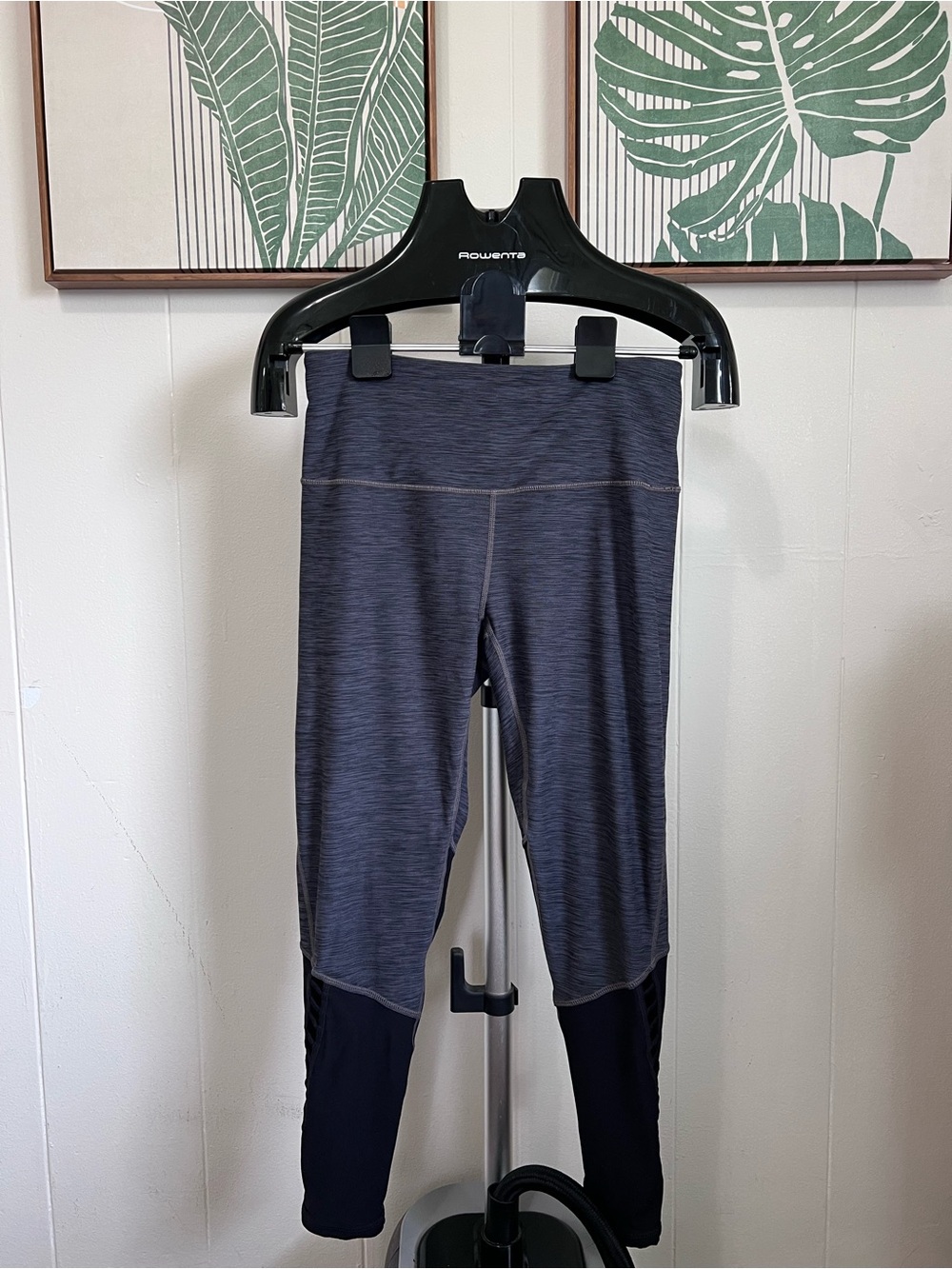 Prana Black and Heather Gray Performance Leggings